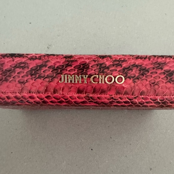 Jimmy Choo pink snakeskin catch all - RARE! - Picture 10 of 14